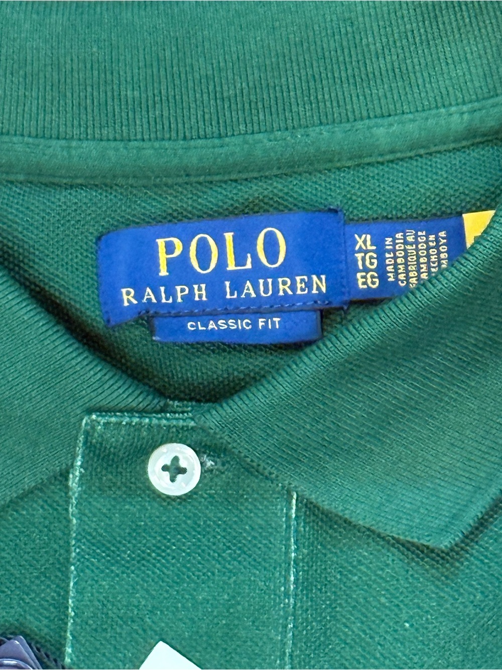 NWT Polo Ralph Lauren Green Bleecker Run Club Graphic Polo P-wing Classic fit XL - Picture 5 of 9